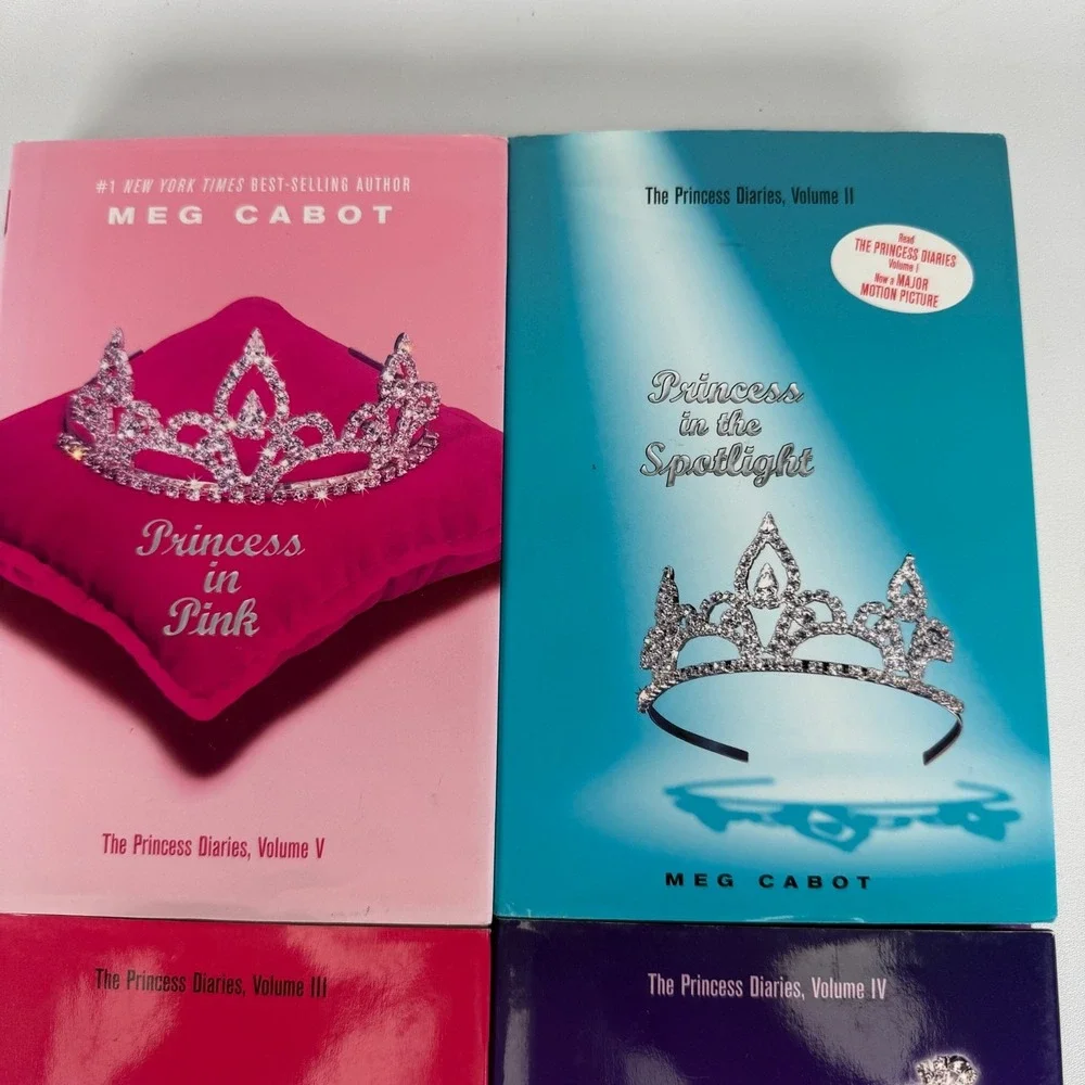 Lot of 4 Meg Cabot‎ The Princess Diaries Hardcover Books